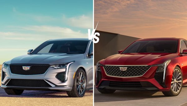 2025 Cadillac CT4 vs. 2025 Cadillac CT5 Review: Side-by-Side Showdown