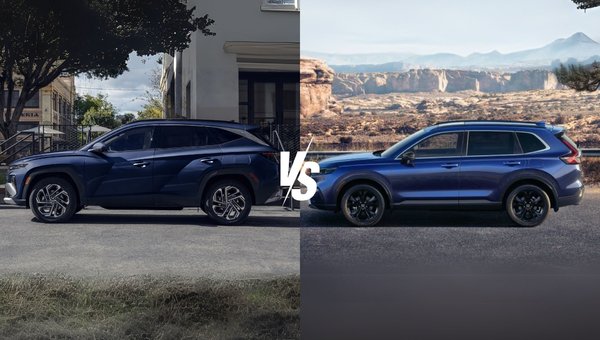 2025 Honda CR-V Hybrid vs. Hyundai Tucson Hybrid: Which Is Better?