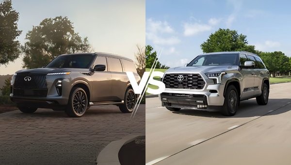 A Bold Comparison: The 2025 INFINITI QX80 vs 2025 Toyota Sequoia