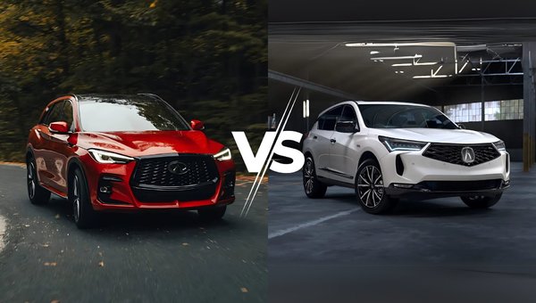 2025 INFINITI QX50 vs. 2025 Acura RDX: Performance, Comfort, and Technology Compared