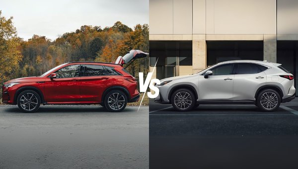 2025 INFINITI QX50 vs. 2025 Lexus NX: Complete Comparison