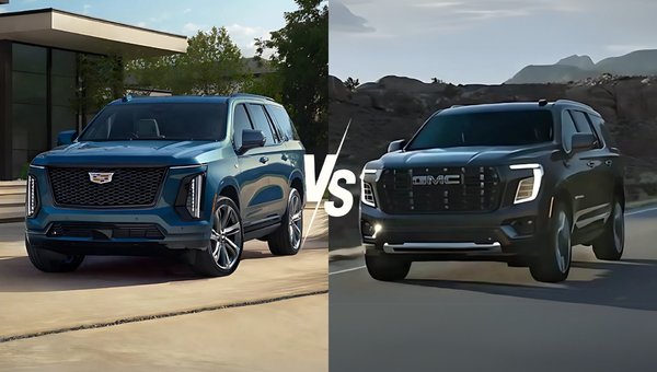 2025 Cadillac Escalade vs. 2025 GMC Yukon Denali Comparison