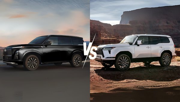 2025 INFINITI QX80 vs. 2025 Lexus GX:  Luxury SUV Showdown