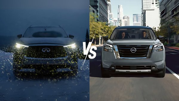 2025 Infiniti QX60 vs. 2025 Nissan Pathfinder – Review & Comparison