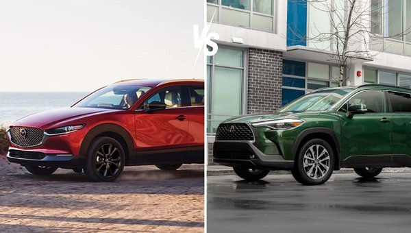 Mazda CX-30 2025 vs. Toyota Corolla Cross 2025