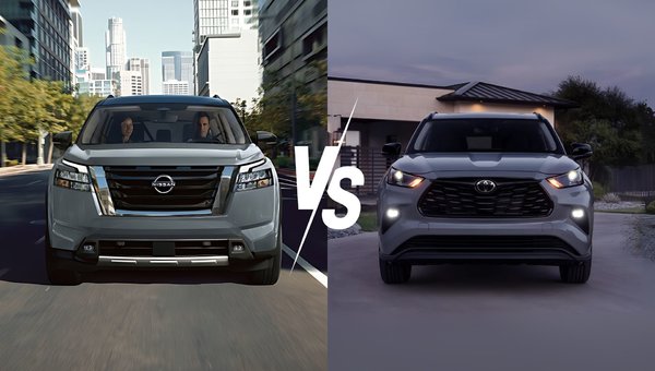 2025 Nissan Pathfinder vs. 2025 Toyota Highlander Reviewed