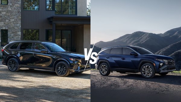 2025 Mazda CX-70 PHEV vs. 2025 Hyundai Tucson PHEV Showdown