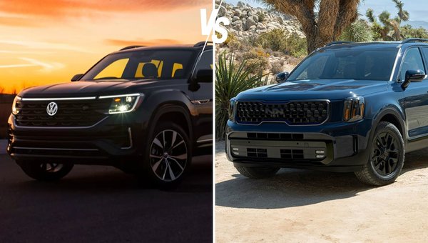 Two Heavyweights, One Choice: 2025 Volkswagen Atlas vs. 2025 Kia Telluride