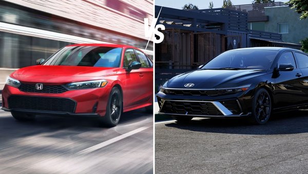 2025 Honda Civic Hybrid vs. 2025 Hyundai Elantra Hybrid