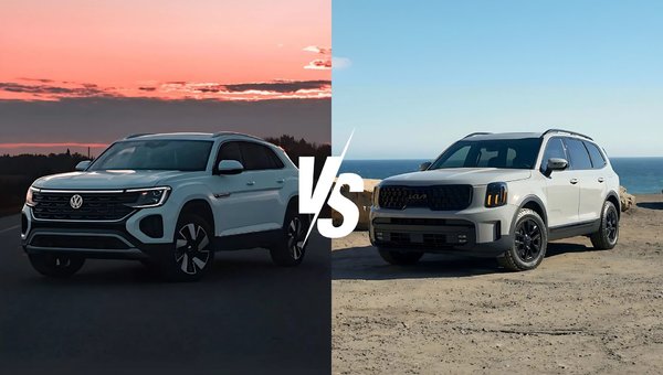 2025 Volkswagen Atlas vs. 2025 Kia Telluride: Two Big Names in SUVs