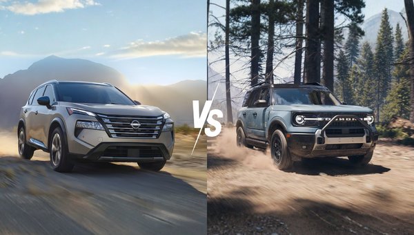 2025 Nissan Rogue vs. 2025 Ford Bronco Sport: Two SUVs Ready for Adventure