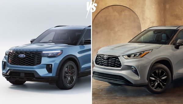 2025 Ford Explorer vs. 2025 Toyota Highlander
