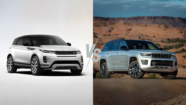 2025 Range Rover Evoque vs. 2025 Jeep Grand Cherokee
