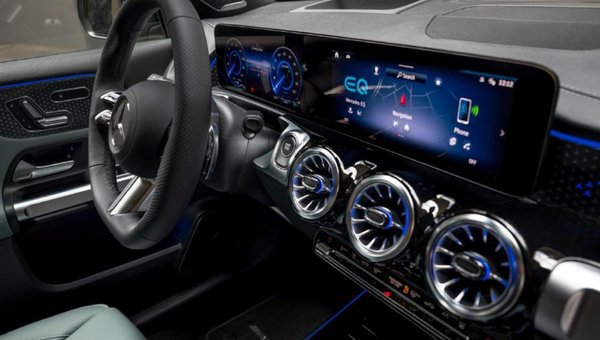 Explore the 2025 Mercedes-Benz EQB Tech and Safety Features