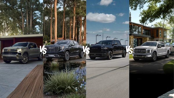 2026 Chevrolet Silverado 1500 vs. 2026 GMC Sierra 1500 vs. 2026 Ram 1500 vs. 2026 Ford F-150
