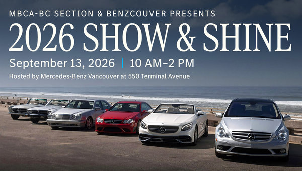 MBCA BC Section with Benzcouver 2026 Show & Shine