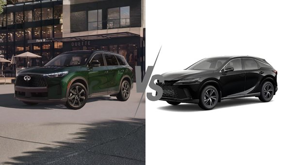 2026 INFINITI QX60 vs 2026 Lexus RX 350 | Space, Power, and Tech Compared