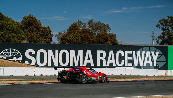 Strong Weekend for Dilawri Rossocorsa Racing at Sonoma Raceway