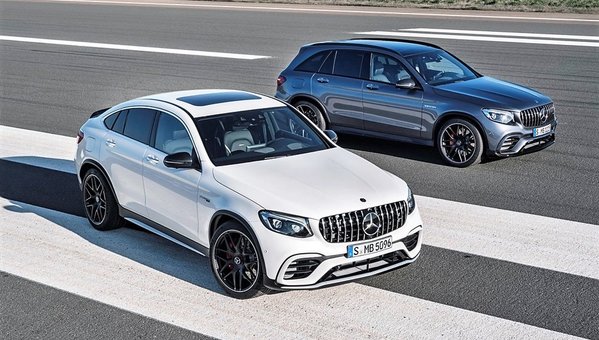 2018 AMG GLC 63 S 4MATIC+ SUV and Coupe arriving soon.