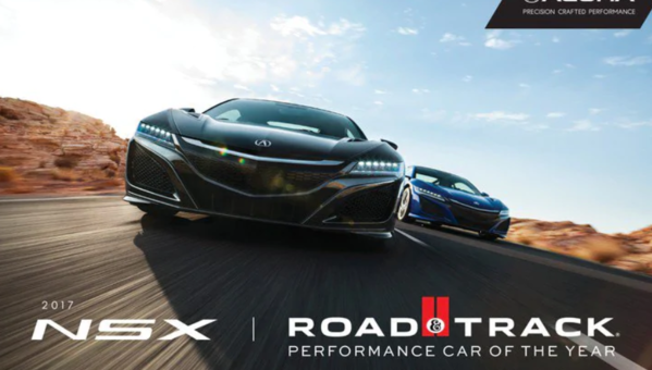 Acura NSX Named Road and Track 2017 Performance Car of the Year