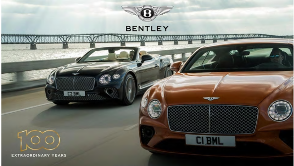 100 Years of Bentley: Bentley Hosts Exclusive 2-Day Launch Event