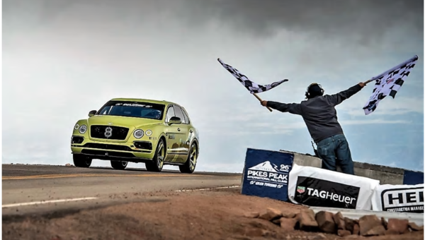 Bentley Bentayga breaks Production SUV record at Pikes Peak