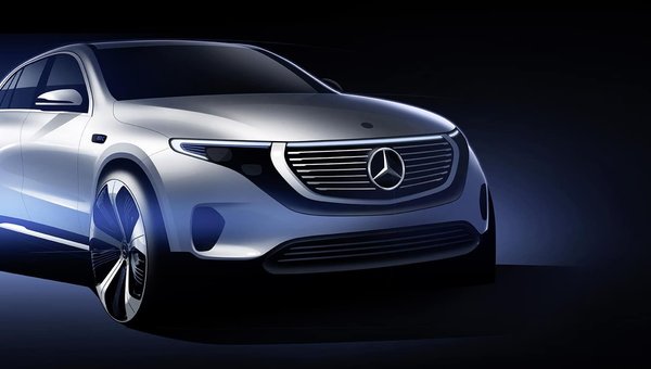 The new Mercedes-Benz EQC.