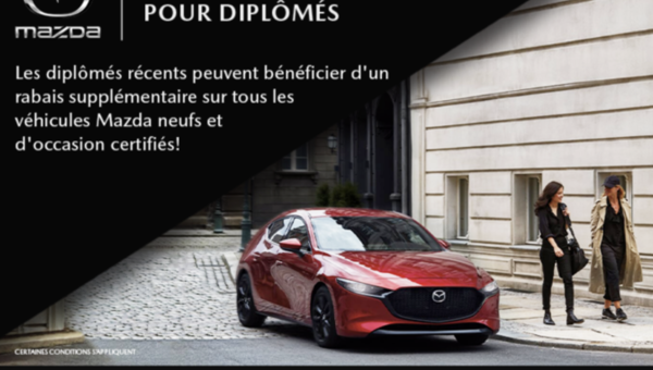 Formule Mazda presented its congratulations to the graduating students