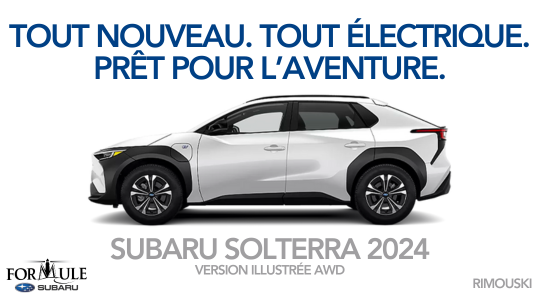 Quatre raisons de choisir la Subaru Solterra 2024