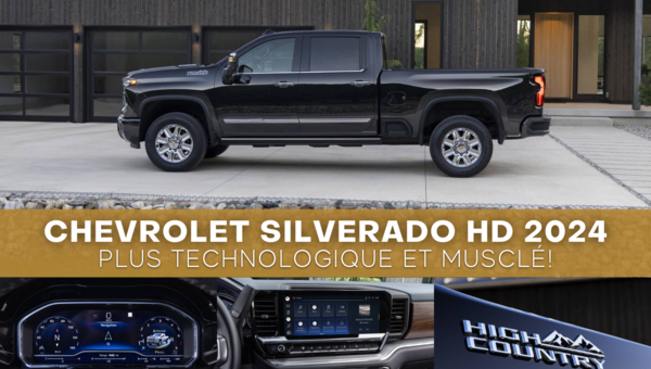 Le nouveau Chevrolet Silverado HD 2024 : plus de technologies et plus musclé