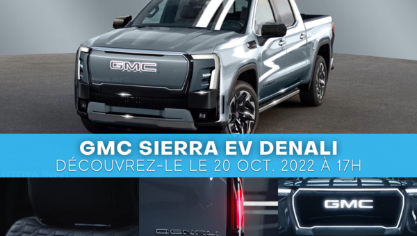 Dévoilement du nouveau GMC Sierra EV Denali