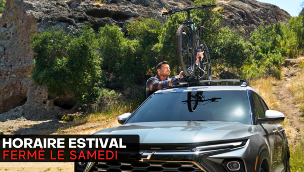 Nouvel horaire estival des ventes