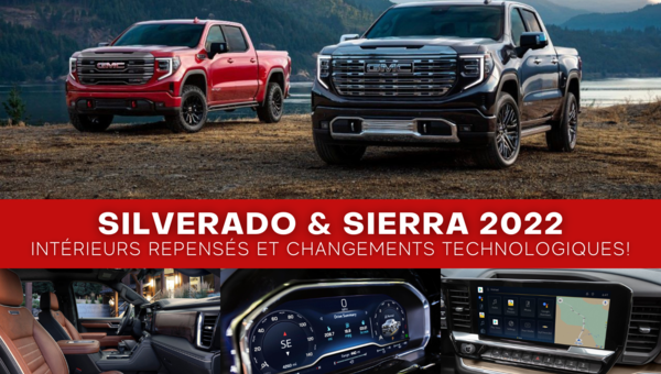 SURVEILLEZ L'ARRIVÉE DES NOUVEAUX CHEVROLET SILVERADO ET GMC SIERRA 2022