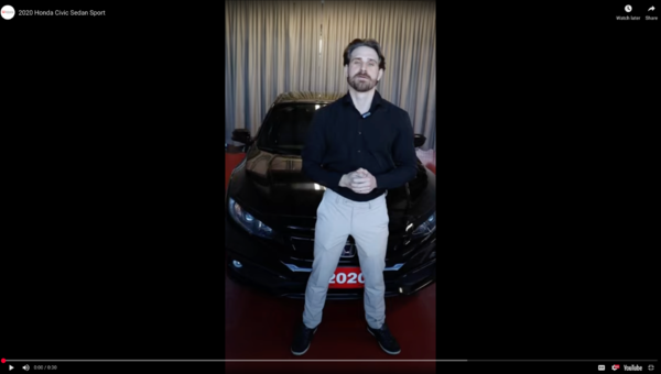 2020 Honda Civic Sedan Sport