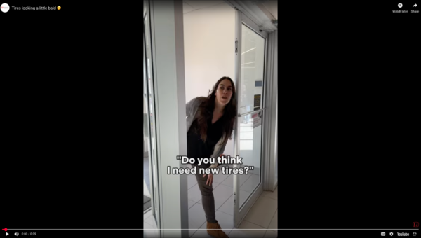 Tires looking a little bald