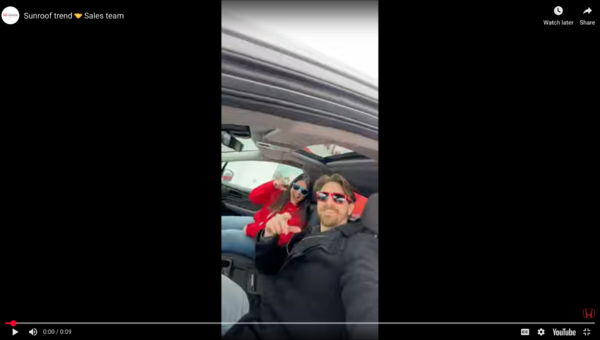 Sunroof Trend!