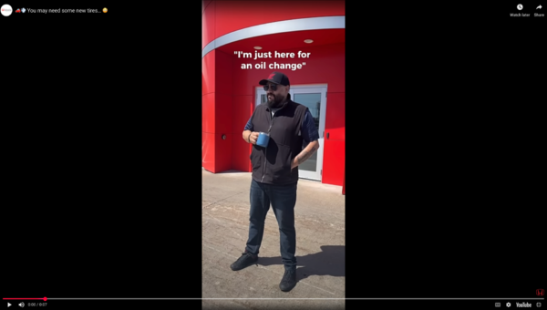 You may need some new tires...