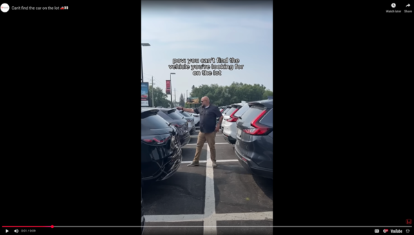 So many new cars.. Can't find the car on the lot..