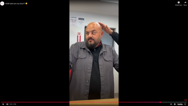 How bald are your tires?