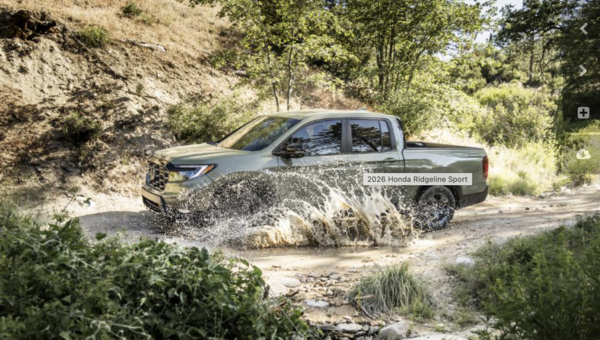 Rugged 2026 Honda Ridgeline Now on Sale in Canada