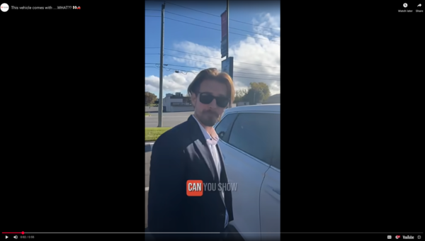 This vehicle comes with ....WHAT??