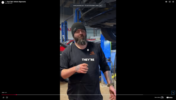 Tech Talk: Vehicle Alignments