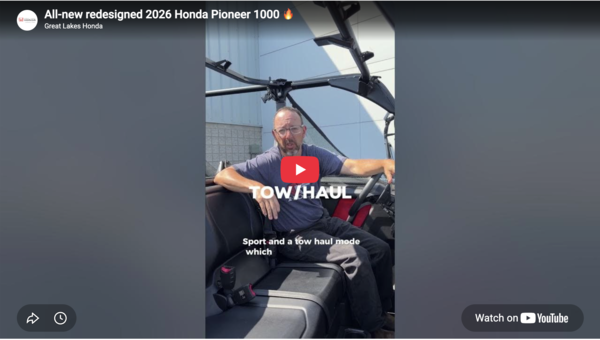 All-new redesigned 2026 Honda Pioneer 1000!!