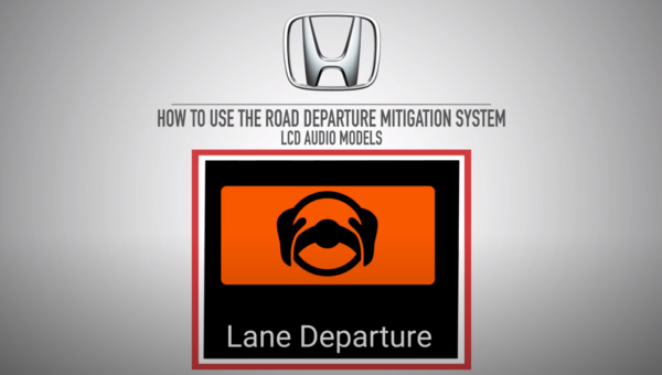 How to Use the Road Departure Mitigation System (RDM) - LCD Models