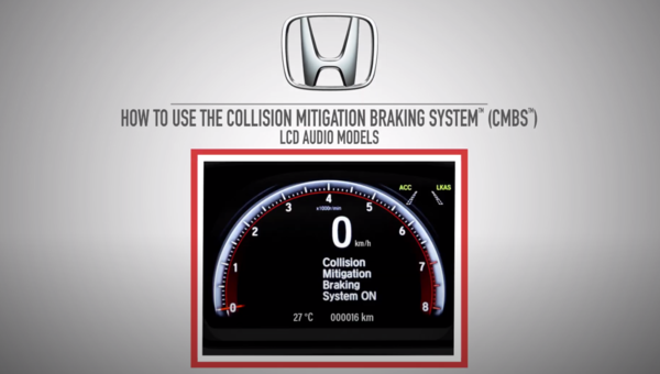 How to Use Collision Mitigation Braking System (CMBS) - LCD Models