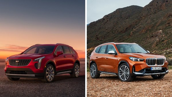 Cadillac XT4 2023 vs BMW X1 2023 : nouveautés et différences