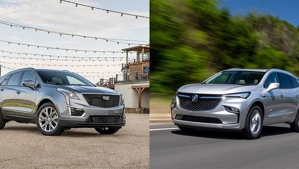 2022 Buick Enclave vs 2022 Cadillac XT5: What are the differences?