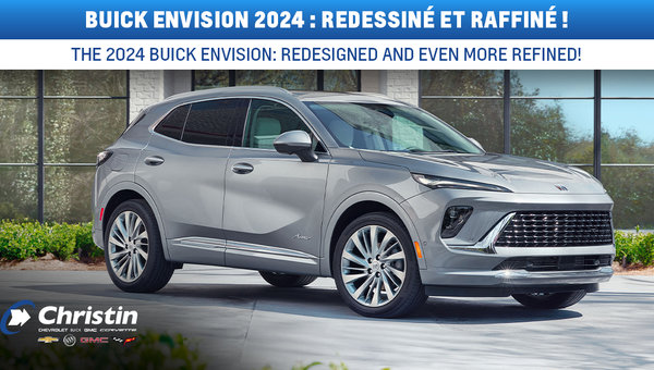 Buick Envision 2024 : redessiné et raffiné !
