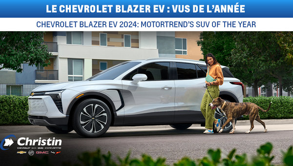 Le Chevrolet Blazer EV : VUS de l’année selon MotorTrend