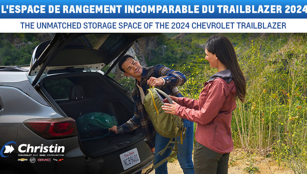 Découvrez l'espace de rangement incomparable du Chevrolet Trailblazer 2024